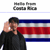 Costa Rica Cr Sticker