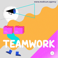 Modicum animation illustration work team GIF
