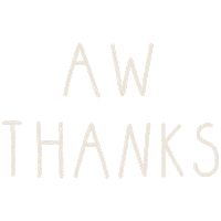 Thanks Sticker