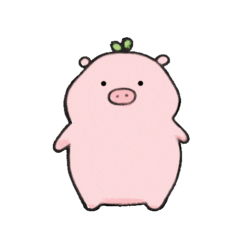 TOJIMoonGoo pig piggy tojimoongoo Sticker