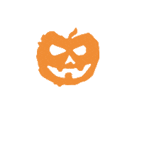 Jack O Lantern Pumpkin Sticker by Paintable