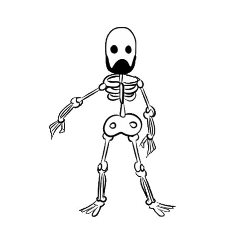 leliomesmo giphyupload halloween engracado esqueleto Sticker