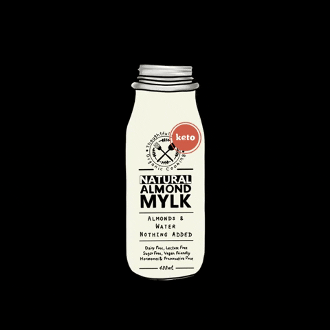 ThoughtfulKitchen giphyupload dairyfree allnatural almondmilk GIF