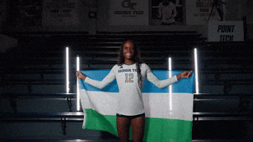 Georgia Tech Volleyball GIF by Georgia Tech Yellow Jackets