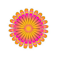 Flower Power Pink Sticker by Deep Space Violet