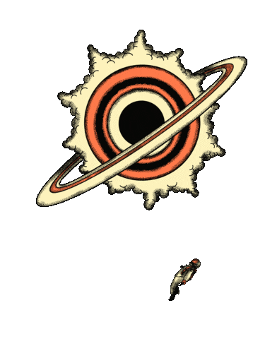 curvesign giphyupload space alone planet Sticker