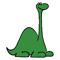 brontosauruspraha dinosaur heads brontosaurus hnutibrontosaurus Sticker