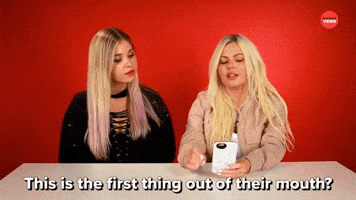 First Thing Out Of Their Mouth?