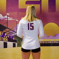 Beach Volleyball GIF by LSU Tigers