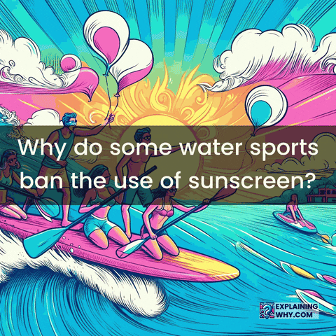 Water Sports Sunscreen GIF by ExplainingWhy.com