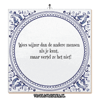 Respect Wijsheid Sticker by Tegelspreuken.nl