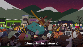 protest mob GIF by South Park 