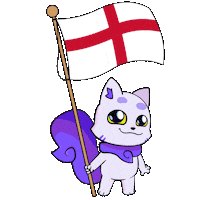 London Flag Sticker by Lucky Kat Studios