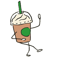 Coffee Break Dancing Sticker by Starbucks