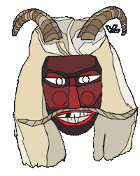 Festival Mask Sticker