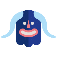 Maszk Buso Sticker by Csodás Magyarország