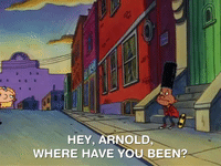 hey arnold nickelodeon GIF