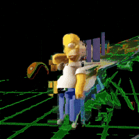 3D Simpsons GIF by PERFECTL00P