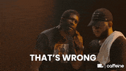 caffeinetv nope wrong smack incorrect GIF
