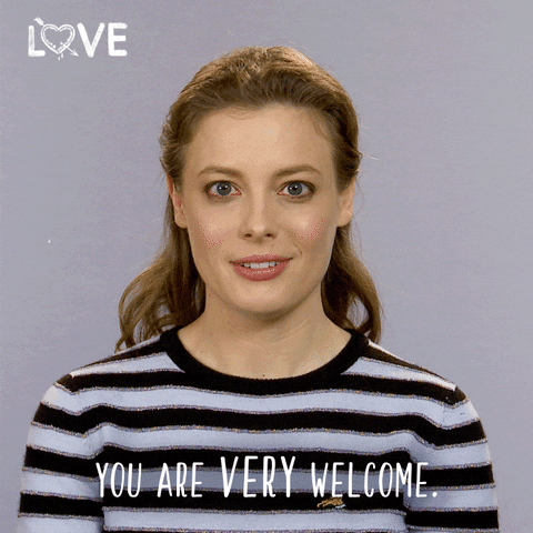 you are very welcome love on netflix GIF by NETFLIX