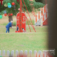 Muscle Hit GIF by The Great British Bake Off