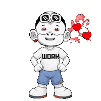 Do What You Love Work Sticker by Zhot