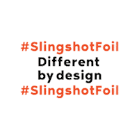 slingshotsportsglobal slingshot hydrofoil wing foil kite foil Sticker