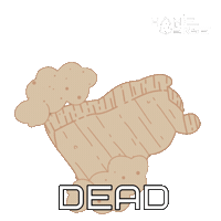 Im Dead Cracking Up Sticker by Hamieverse
