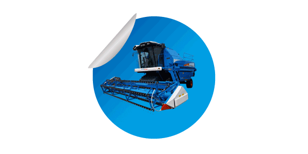 Agro Field Sticker by Agromash