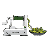 zoodles zucchini noodles Sticker by Inspiralized