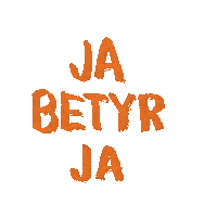 Orange Yes Sticker by Sanitetskvinnene