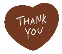 Thank Beige Sticker