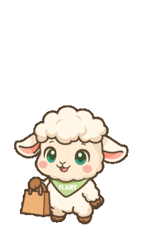 Shopping Sheep Sticker by Flair Fürth