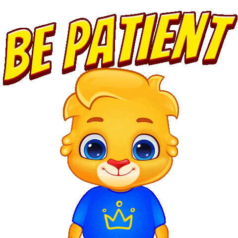 Hang On Waiting Sticker by Lucas and Friends by RV AppStudios