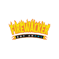 Fire Firewalker Sticker by AHPNL