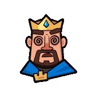 King Sticker by Joygames