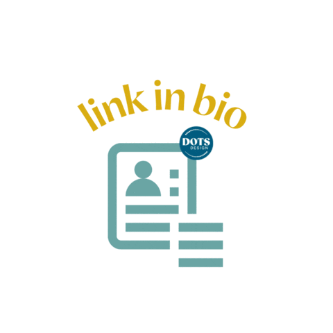 Link Bio Sticker by Julia from DotsDesign