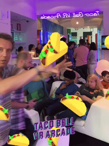 vrarcade GIF by Taco Bell VR Arcade