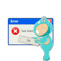 Sad Oh No Sticker by Masters of Mayhem