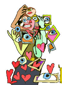 Heart Love Sticker by Dax Norman