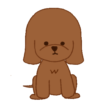 haeoreaumdal giphyupload dog poodle choco Sticker
