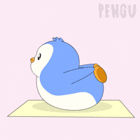 Fitness Stretching GIF by Pudgy Penguins