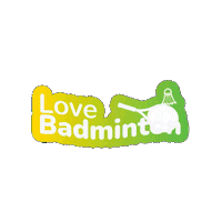 TotalEnergiesXBadminton energy badminton racket shuttlecock Sticker