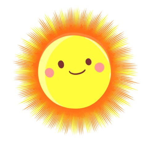 Happy Sun Sticker by EchoKids