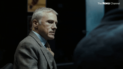 Christoph Waltz GIF by The Roku Channel