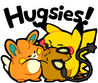 Hugs Love Sticker by Pokémon