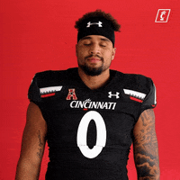 University Of Cincinnati Reaction GIF by Cincinnati Bearcats