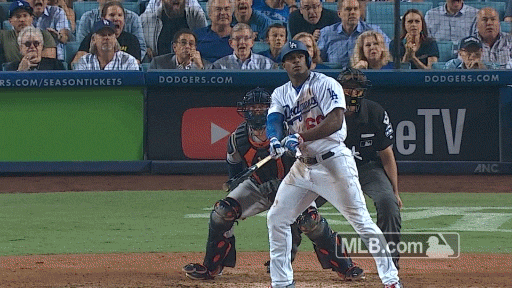 Los Angeles Dodgers Homer GIF by MLB