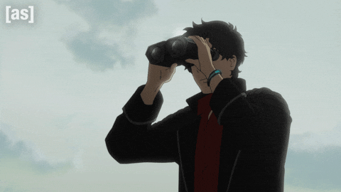 Look Looking GIF by Adult Swim