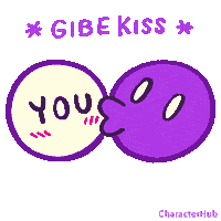 characterhub kiss kiss you kiss u characterhub Sticker